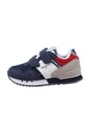 Pepe Jeans London Urban Bk, Baskets Garçon, Bleu (Marine), 9