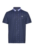 Original Penguin Golf Original All-Over Pete Print Polo Marinblå