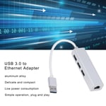 USB 3.0 To Ethernet Adapter 4 In 1 Multiport Multifunction Hub Ethernet Adap QCS