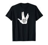 Star Trek: The Original Series Vulcan Salutes Only Sign T-Shirt