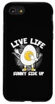 Coque pour iPhone SE (2020) / 7 / 8 Œufs drôles de nourriture Pun Live Life Sunny Side Up