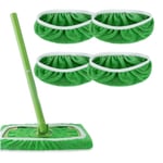 Swiffer Sweeper Mop-ersättningsdynor, dukar till Swiffer golvmopp, återanvändbart överdrag 4PCS