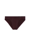 HOM Mens Tencel Soft Comfort Micro Briefs - Burgundy Cotton - Size Small