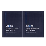 Selens 10-200PCS Lens Cleaning Wet Wipes Kit for Camera Glasses Optical Screen