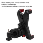 ((Red)3.5‑7 Inch Bike Phone Holder 360 Degrees Rotating Adjustable Bike Mobi