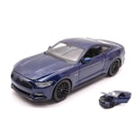 FORD MUSTANG GT 2015 BLUE 1:24 Maisto Auto Stradali Die Cast Modellino