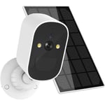 2MP Caméra Surveillance WiFi Solaire Extérieure sans Fil avec Batterie Rechargeable et Panneau Solaire,1080P Caméra Solaire,PI[347]