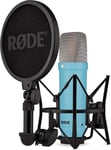 NT1 Série Signature - Microphone à condensateur avec Accessoires pour la Production Musicale, l'enregistrement Vocal, Le Streaming et Les podcasts (Bleu).[G52]