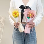 Flowers Bouquets Handcraft Artificial Flowers Gift for Lovers Valentine's Day