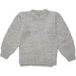 HUTTEliHUT PLAINY sweater alpaca wool – light grey - 4-6år