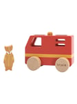 Trixie Wooden Animals Fire Truck Small