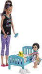 Barbie - Babysitter Playset - Bedtime (Ghv88) Toy NEW