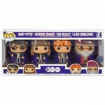 Warner 100E Harry Potter / Hermione / Ron / ALBUS Exclusive POP 4-Pack Figurine