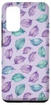 Galaxy S20 Lavender And Green Leaves Tattoos Danish Pastel Case