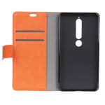 PU Leather Wallet Case for Nokia 6.1,Flip Folio Case Cover with[Card Slots] and [Kickstand Feature] TPU Shockproof Case Compatible with Nokia 6.1