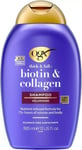 Biotin & Collagen Hair Thickening Sulfate Free Shampoo Conditioner OGX 385ml UK