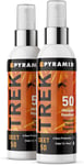 Trek  50  Insect / Mosquito  Repellent  Deet  Spray ( 2  Bottles ,  100Ml )