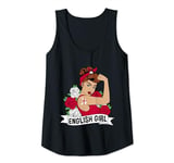 Womens Pride England Roots Strong English Girl Tank Top