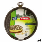 Ugnsform Pyrex Asimetria Rund Metall 4 antal 20 cm