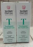 Spotlight Oral Care Toothpaste for Total Care Fluoride Anticavity Paste 2x 100ml