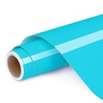 Rouleau de vinyle permanent pour Cricut et Silhouette Cameo - 30,5 x 1,2 m - Bleu menthe