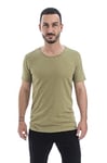 Shambhala Barcelona Basic T-Shirt, Men, Green, Extra Large