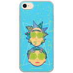 ERT GROUP Coque de téléphone Portable pour Iphone 7/8/ SE 2/ SE 3 Original et sous Licence Officielle Rick and Morty Motif Rick & Morty 023 adapté à la Forme du téléphone Portable, Coque en TPU