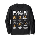 Cricket Game Cricket Lovers Things I Do In My Spare Time Long Sleeve T-Shirt