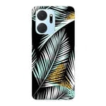 Coque compatible Honor X7A palmier noir