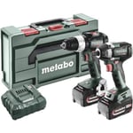 Perceuse-visseuse sans fil Metabo BSLBL+SSWLT300BL - 18V - Mandrin 13mm - 1 batterie incluse