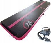 Master Airtrack Master Oppblåsbar Gymnastikkmatte 500 X 100 X 10 Cm Svart-Rosa