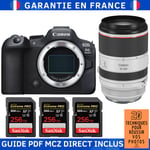 Canon EOS R6 Mark II + RF 70-200mm f/2.8 L IS USM + 3 SanDisk 256GB Extreme PRO UHS-II SDXC 300 MB/s + Guide PDF MCZ DIRECT '20 TECHNIQUES POUR RÉUSSIR VOS PHOTOS