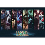 ABYSTYLE - LEAGUE OF LEGENDS Poster Champions (91,5 x 61 cm)