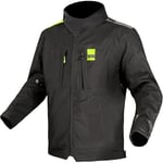 LS2, Blouson Moto Imperméable Femme Titanium Black H-V Yellow, 3XL