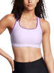 Under Armour Crossback Sports Bra, Lavish / White