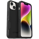 OtterBox Coque pour iPhone 14 et iPhone 13 Série Commuter – Coque Fine et résistante, adaptée aux Poches, avec Protection des Ports Noir