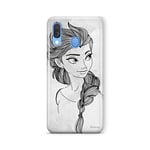 ERT GROUP Original Disney Frozen TPU Case for Samsung Galaxy A40, Liquid Silicone Cover, Flexible and Slim, Protective for Screen, Shockproof and Anti-Scratch Phone Case Grey