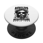 Funny Stoic Philosophy Marcus Aurelius Meditations Tour PopSockets Adhesive PopGrip