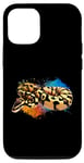 Coque pour iPhone 12/12 Pro Ball Python Aquarelle Reptile Keeper Paint Splash