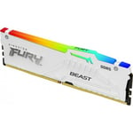 Kingston FURY Beast White DDR5 RGB 6800 MHz CL34 16 GB minnesmodul