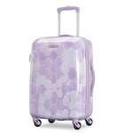 American Tourister Moonlight Hardside Expandable Luggage with Spinner Wheels, Lavender Maze, Carry-On 21-Inch, Moonlight Hardside