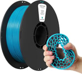 95A TPU Filament 1,75mm , Filament TPU flexible pour imprimante 3D, Haute Ténacité et Flexibilité, Précision Dimensionnelle +/- 0,05mm, 1kg(2,2lbs),Bleu Paon