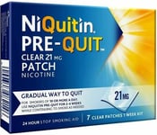 NiQuitin Pre-Quit Clear 21mg Nicotine 7 Patches