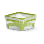 Xl Sandwichbox Clip & Go 1.3 Liter transparent/gruen (3110600386) - Emsa