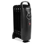 650W Oil Filled Radiator Electric 5 Fin Lightweight and Portable Indoor Heater