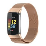 Fitbit Charge 5 Armband Milanese Loop, Roséguld