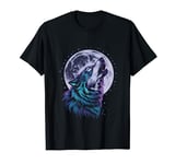 Call of The Wild Lone Wolf Howling at The Moon T-Shirt
