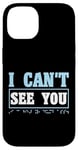 Coque pour iPhone 14 I Can't See You Braille Alphabet Braille Langue Braille