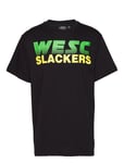 WeSC Mason Slackers T-Shirt T-shirts Short-sleeved Svart [Color: BLACK ][Sex: Men ][Sizes: XS,S,L ]