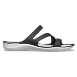 Crocs Women's Swiftwater Sandal (dam) - Black/White,34-35